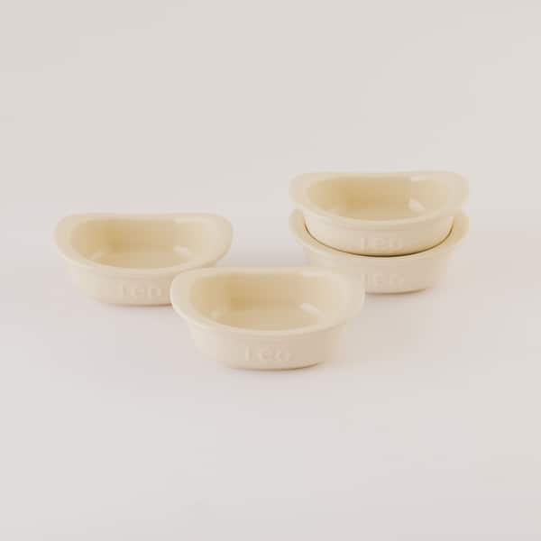 BergHOFF Balance Stone 4Pc Ramekin Crème Brulé Set 4.25 inch, 7oz
